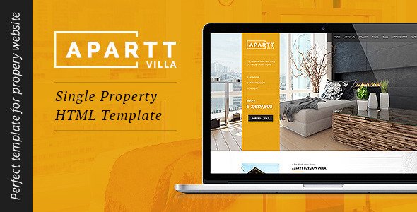 APARTT VILLA- Single Property HTML Template