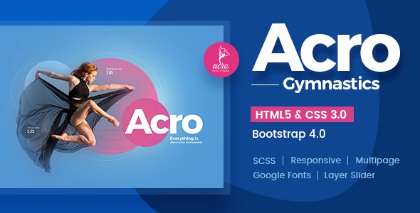 Acro | Gym And Fitness Academy HTML Template