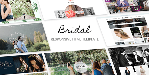 Bridal – Responsive HTML5 Template