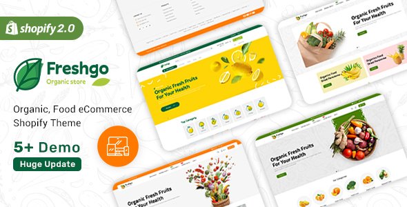 FreshGo – Organic & Supermarket Shopify Food Store