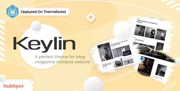 Keylin – Magazine and Blog HubSpot Theme