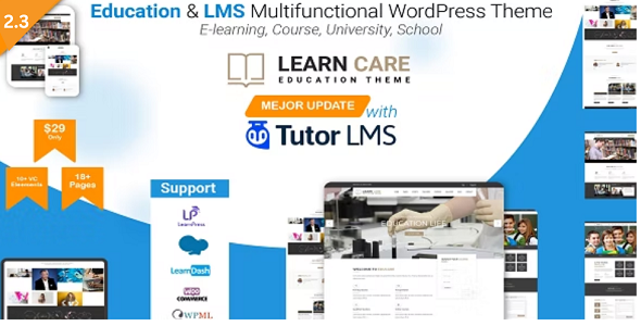 LearnCare Educational WordPress Theme