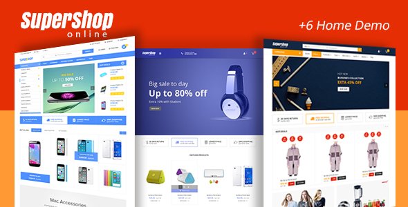 Super Shop – Market Store RTL Responsive WooCommerce WordPress Theme