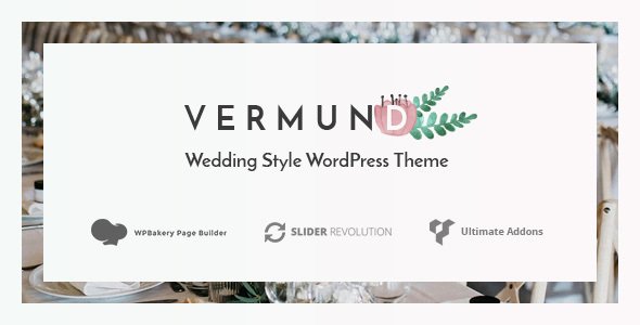 Vermund – Elegant Wedding WordPress Theme