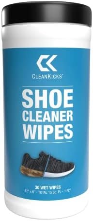 CleanKicks Shoe Cleaner Wipes – Removes Scuffs and Dirt Buildup – (30 Count)