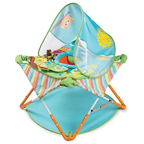 Summer-Pop ‘N Jump Portable Baby Activity Center – Lightweight Baby Jumper with Toys and Canopy for Indoor and Outdoor Use