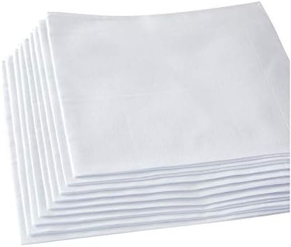 RDS HANKYTEX Men’s Handkerchiefs,100% Soft Cotton