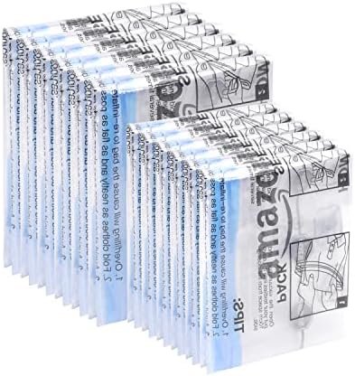 Amazon Basics Roll-Up Travel Storage Bags, 12 Packs of 6 (Small & Medium), Multiple, Clear